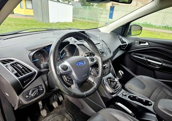 Ford Kuga cena 53900 przebieg: 199000, rok produkcji 2014 z Zielonka małe 436